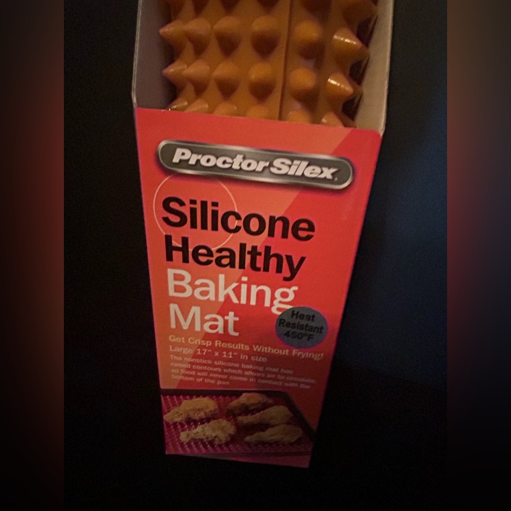 Proctor Silex Silicone Healthy Baking Mat Large Nonstick Oven Crisper